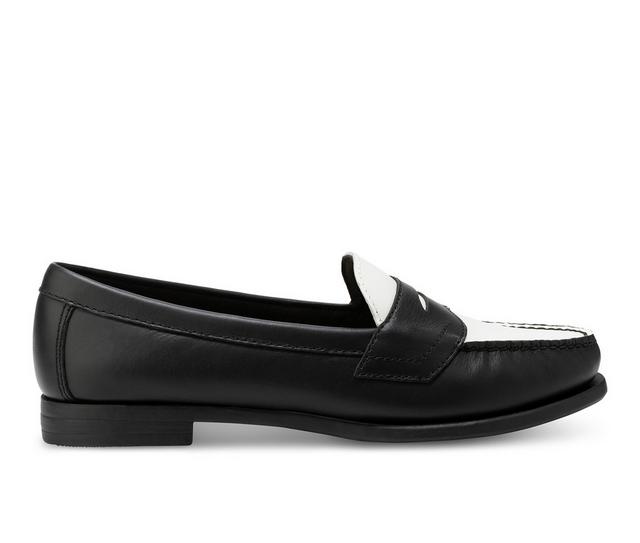Women's Eastland Classic II Loafers in Black/White color