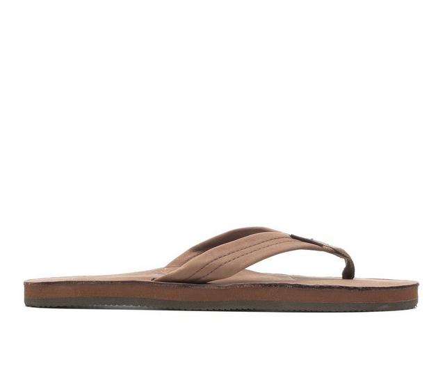 Men's Rainbow Sandals 301 Premium Flip-Flops in Expresso color