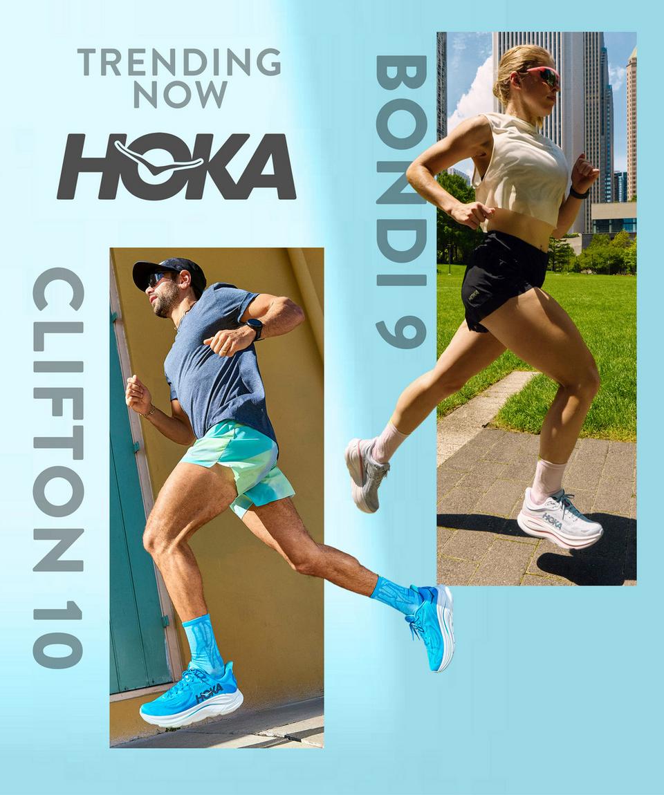 Shop hot new styles from HOKA like the Clifton 10, Bondi 9 and more!