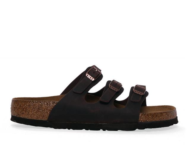 Women's Birkenstock Florida Footbed Sandals in Habana Oiled LE color