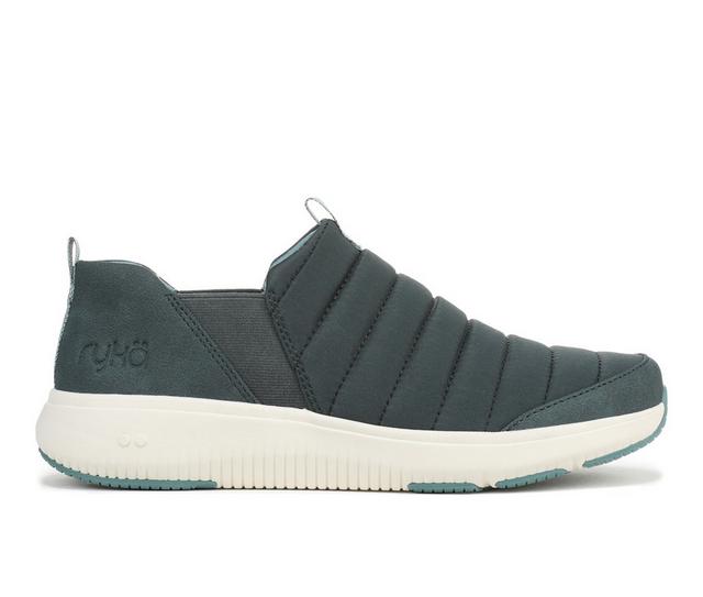 Women's Ryka Pursuit Slip-on in Dark Sea Green color
