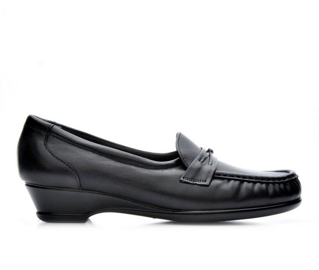 Women's Sas Easier Comfort Loafers in Black color