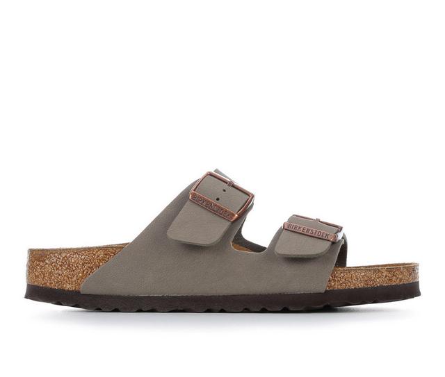 Women's Birkenstock Arizona Footbed Sandals in Stone color