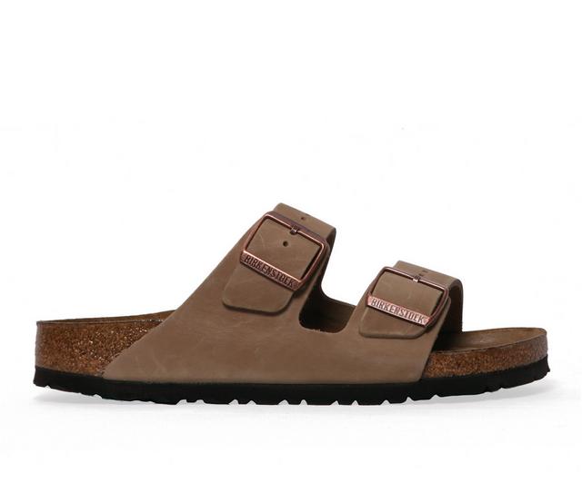 Women's Birkenstock Arizona Footbed Sandals in Tobacco Oiled L color