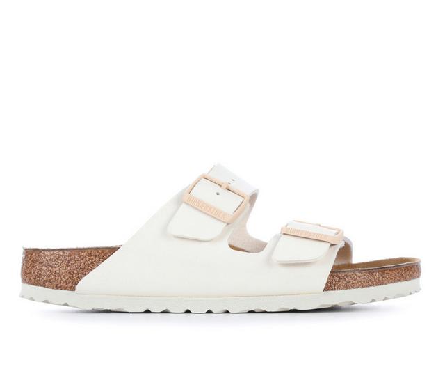 Women's Birkenstock Arizona Footbed Sandals in Eggshell color