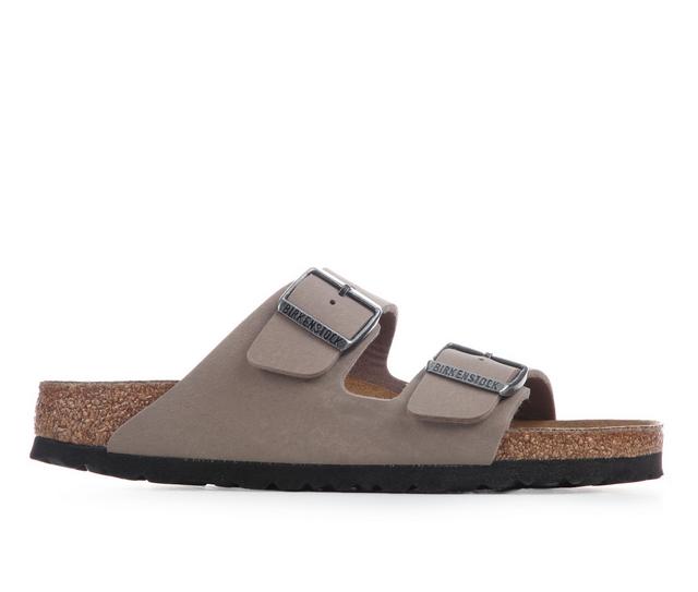 Women's Birkenstock Arizona Footbed Sandals in Gray Taupe color
