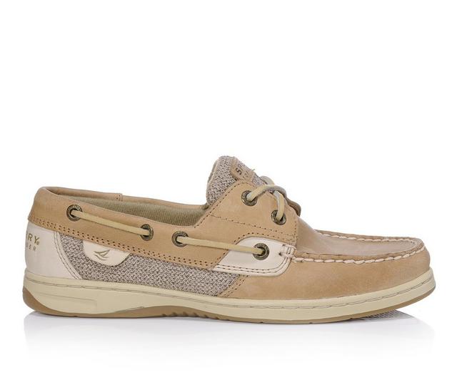 Women's Sperry Bluefish Boat Shoes in Linen/Oat color