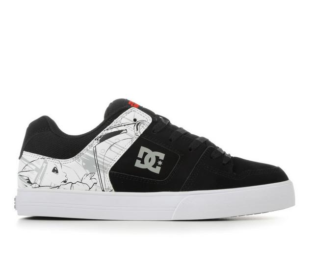 Men's DC Pure Sustainable Skate Shoes in StarWars Bk/Wht color