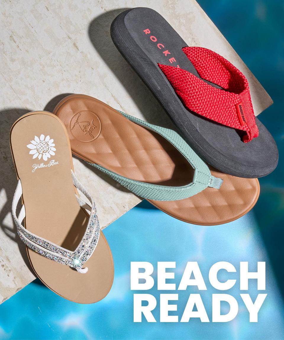 Enjoy the surf, sand and waves with beach ready styles!