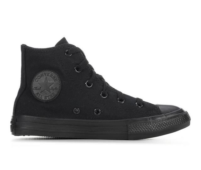 Kids' Converse Little Kid Chuck Taylor All Star Hi High Top Sneakers in Black/Monochrom color