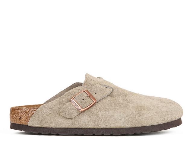 Men's Birkenstock Boston Clogs in Taupe-1 color