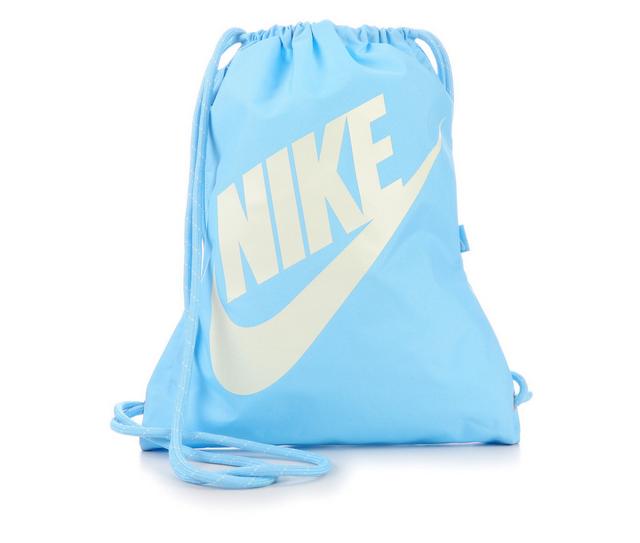 Nike Heritage Gymsack Drawstring Bag in Aquarius Blue color