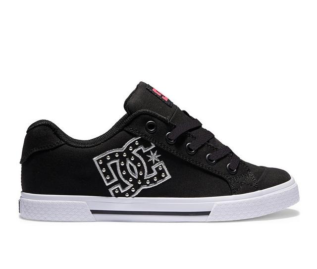 Women's DC Chelsea Skate Shoes in Black/Zebra color