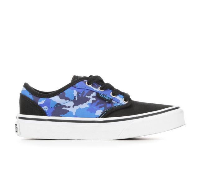 Boys' Vans Little Kid & Big Kid Atwood Sneakers in Pop Blue Camo color