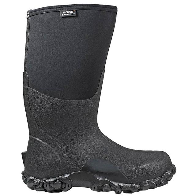 Men's Bogs Footwear Classic High Work Boots in Black color