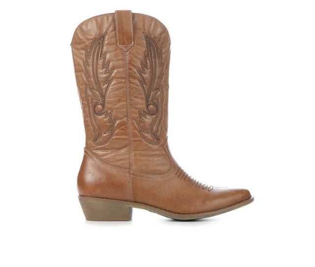 Women's Coconuts by Matisse Gaucho Cowboy Boots in Tan color