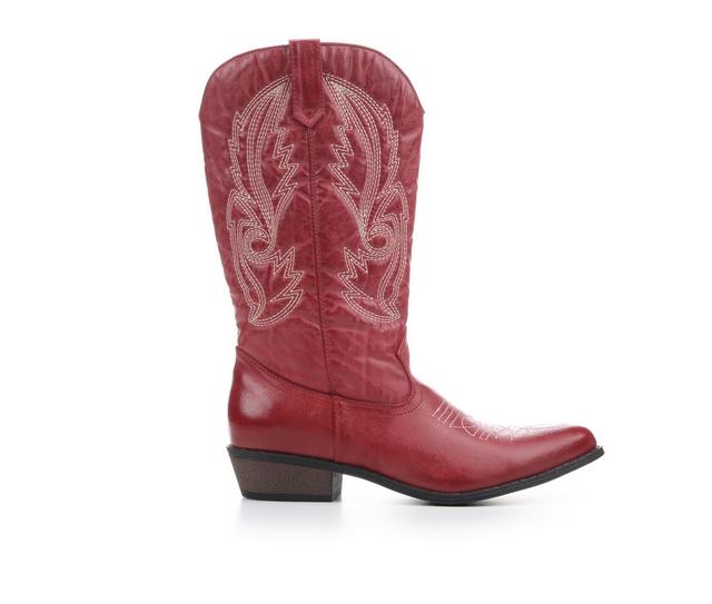 Women's Coconuts by Matisse Gaucho Cowboy Boots in Red color