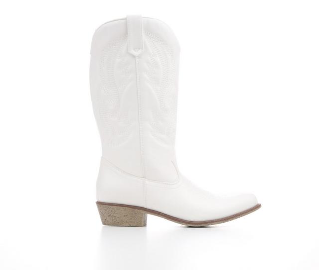 Women's Coconuts by Matisse Gaucho Cowboy Boots in White color