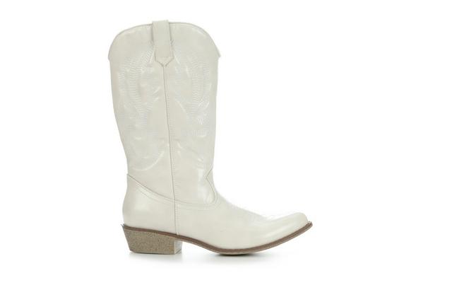 Women's Coconuts by Matisse Gaucho Cowboy Boots in Cream color