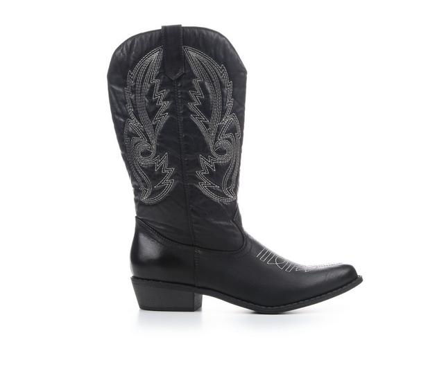 Women's Coconuts by Matisse Gaucho Cowboy Boots in Black/White color