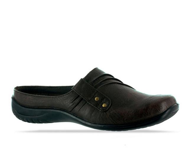 Women's Easy Street Holly Mules in Brown color