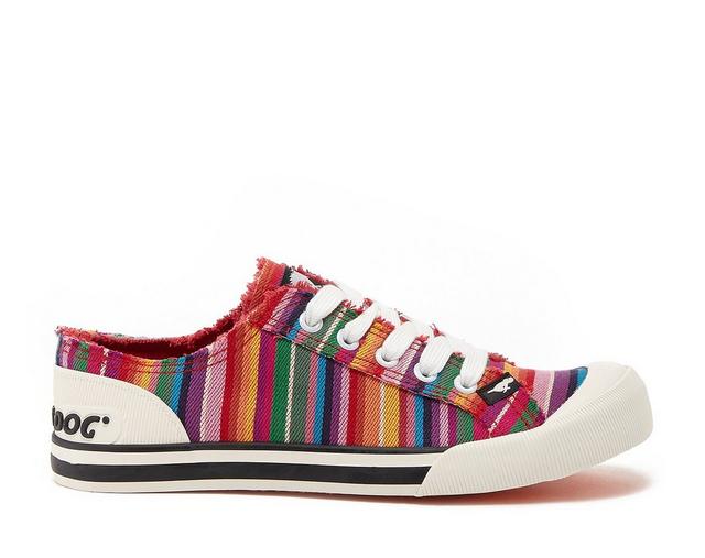 Women's Rocket Dog Jazzin Sneakers in Red Multi color