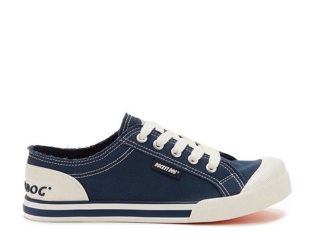 Women's Rocket Dog Jazzin Sneakers in Navy color