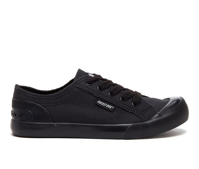 Women's Rocket Dog Jazzin Sneakers in Black/Black color