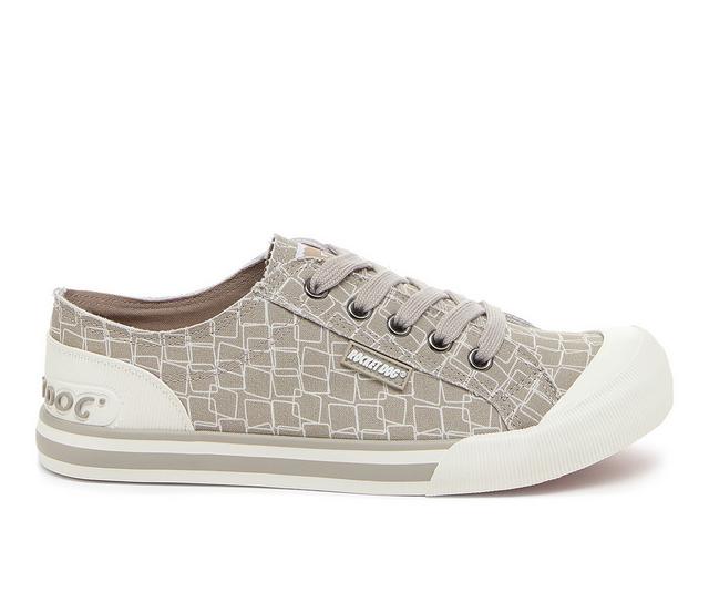 Women's Rocket Dog Jazzin Sneakers in Taupe color