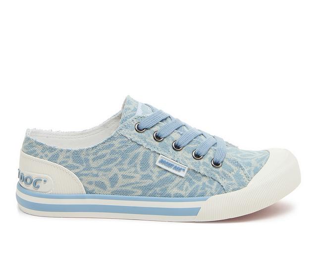 Women's Rocket Dog Jazzin Sneakers in Light Blue color