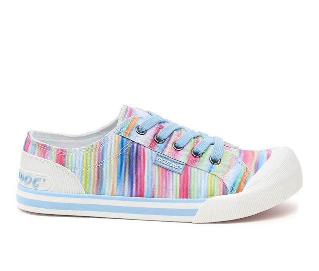 Women's Rocket Dog Jazzin Sneakers in Rainbow Multi color