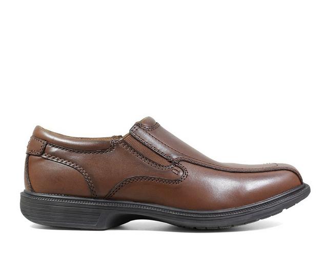 Men's Nunn Bush Bleeker Street Loafers in Cognac color