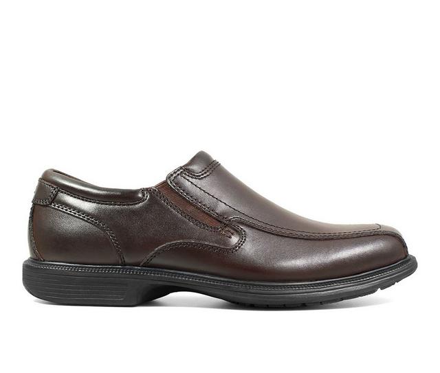 Men's Nunn Bush Bleeker Street Loafers in Brown color