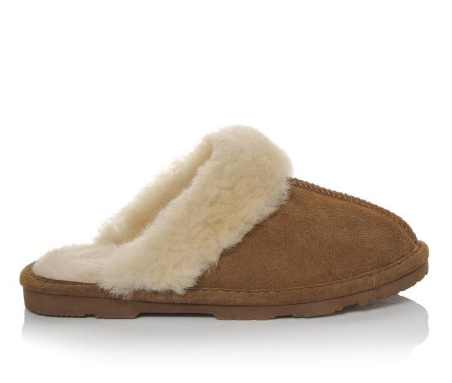 Bearpaw Women's Loki II Winter Clog Slippers in Hickory color