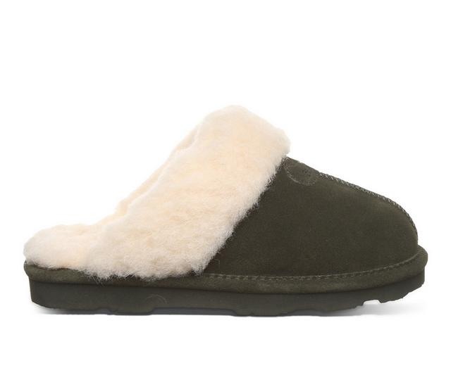 Bearpaw Women's Loki II Winter Clog Slippers in Seaweed color