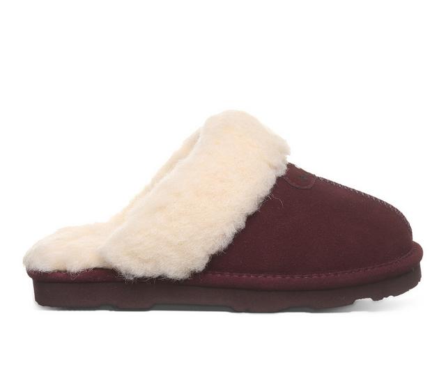 Bearpaw Women's Loki II Winter Clog Slippers in Eggplant color