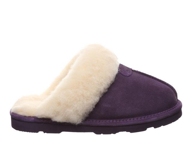 Bearpaw Women's Loki II Winter Clog Slippers in Gothic Grape color