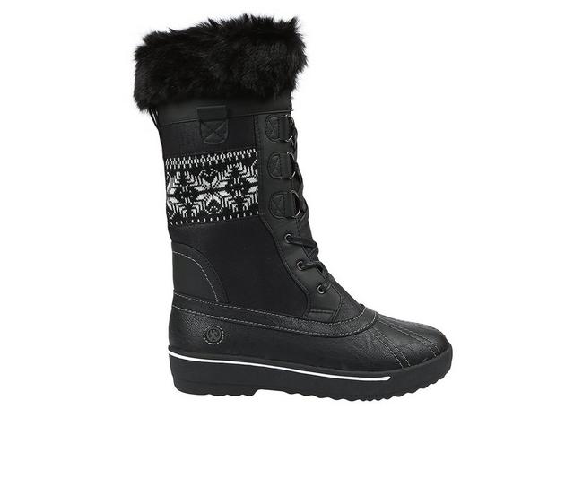 Women's Northside Bishop Winter Boots in Onyx/Nordic color