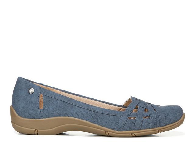 Women's LifeStride Diverse Flats in Navy color