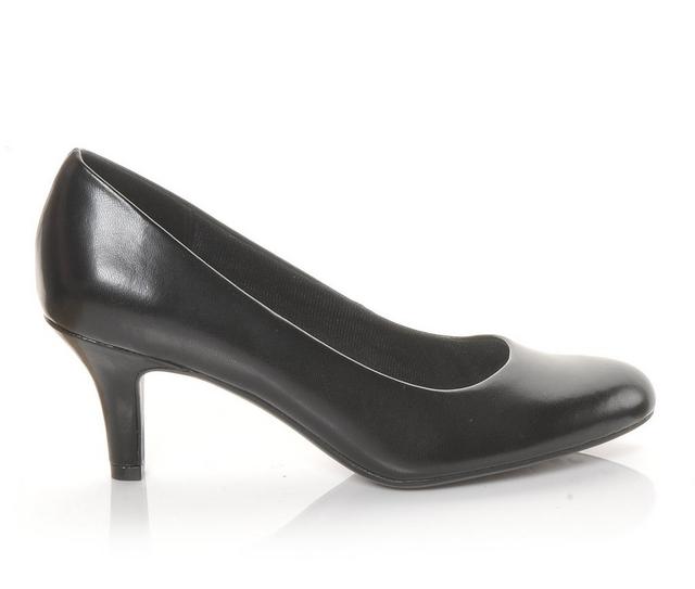 Women's LifeStride Parigi Pumps in Black Smooth color