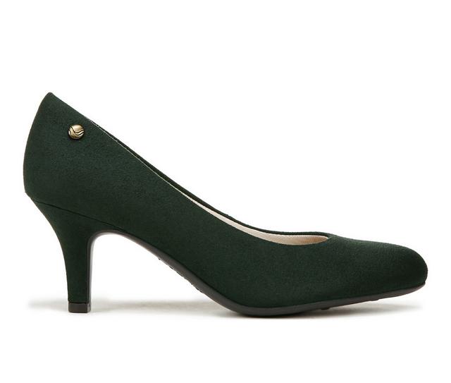 Women's LifeStride Parigi Pumps in Tartan Green color