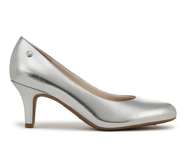 Women's LifeStride Parigi Pumps in Mtl Silver color