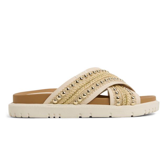 Women's Roxy Capri Sandals in Natural color