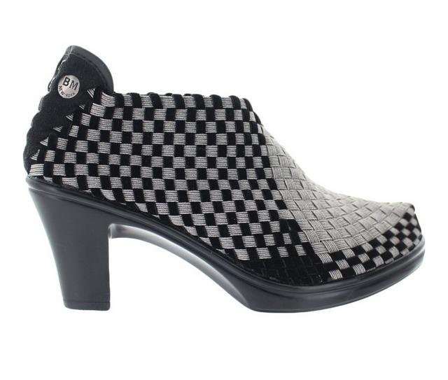 Women's Bernie Mev Chesca Heels in Gunmetl Blk Vlt color