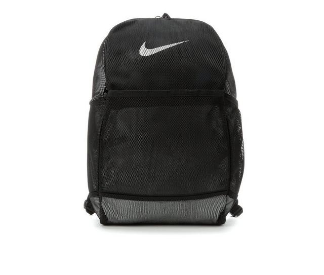 Nike Brasilia Mesh Backpack in Black/White 19 color
