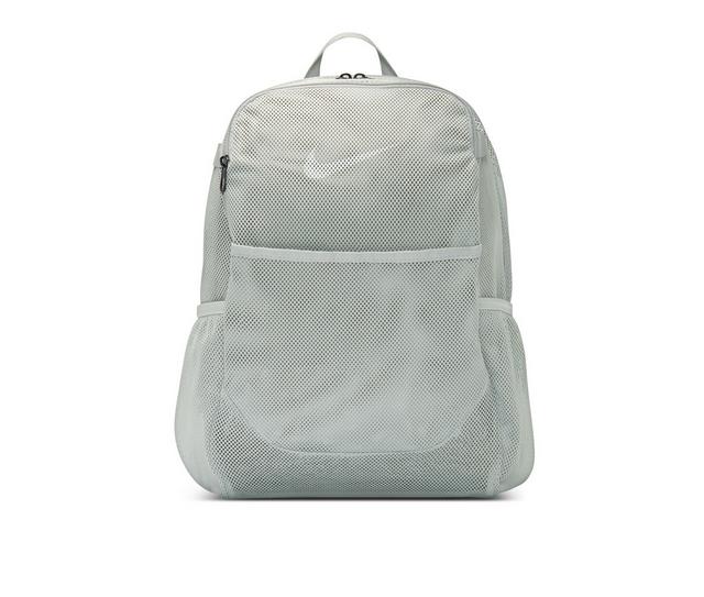 Nike Brasilia Mesh Backpack in LIGHT SMOKE GY color