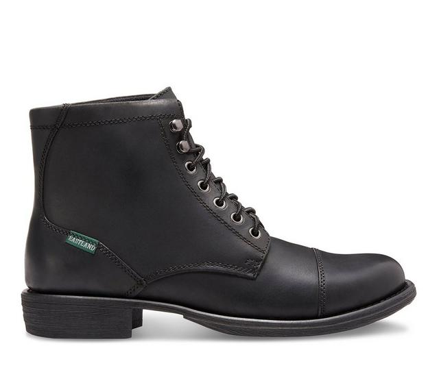 Men's Eastland High Fidelity Combat Boots in Black color