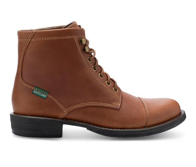 Men's Eastland High Fidelity Combat Boots in Oak color