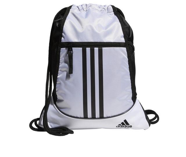 Adidas Alliance II Sackpack  Drawstring Bag in White/Black color