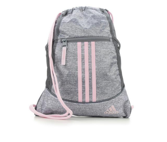 Adidas Alliance II Sackpack  Drawstring Bag in JerseyGreyPink color